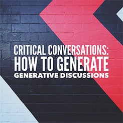 Critical Conversations: How to Generate Generative Discussions